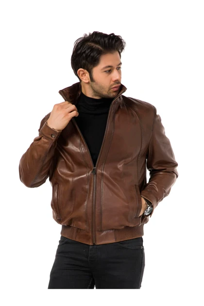 کت و کاپشن مردانه new-venture-gian-ferre-solid-leather