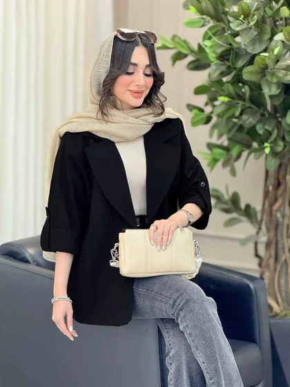 مانتو دو دکمه رامیا