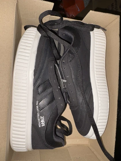 کفش کتانی ونس زارا مشکی کد 295023