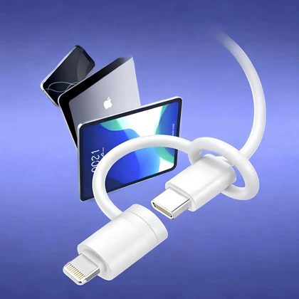 مبدل لایتنینگ به تایپ سی الدنیو LDNIO مدل LC270 توان 30 وات