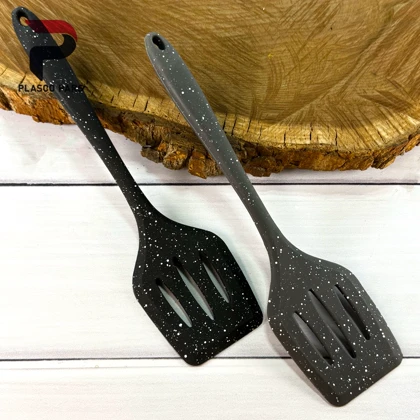 کفگیر سیلیکونی شیار دار طرح گرانیت WS55