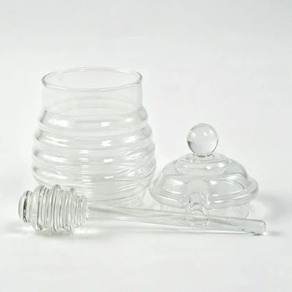 ظرف عسل پیرکس خمره ای 300 میل