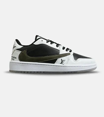 کفش کتانی مردانه سفید مشکی سبز NIKE travis scott مدل 8400