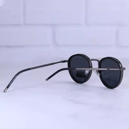 عینک آفتابی ماتریکس فریم گرد تمام مشکی P 1916/2