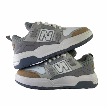 کفش ونس مردانه برند نیوبالانس new balance مدل دیما سفید کرم کد 191