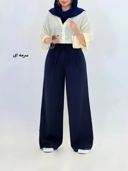 6951-شلوار فول بگ هرمس