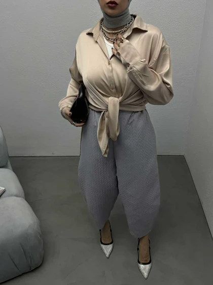 شومیز آستین 2 دکمه