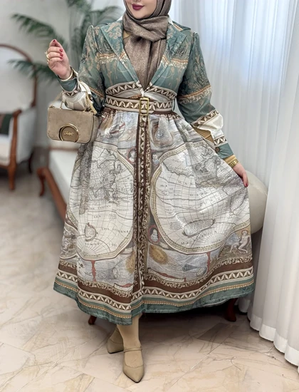 پیراهن ساتن سیلک پریرخ 3145