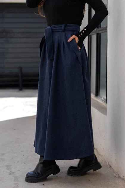 دامن فوتر زنانه مدل 3 پیل قد 90 گرم بالا وارداتی