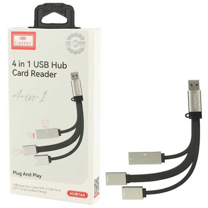 هاب یو اس بی و رم ریدر سه سر ارلدام ET-HUB16A