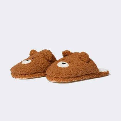 دمپایی حوله‌ای دفکتو مدل Teddy Bear