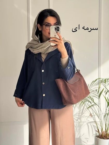 مانتو کتان جین رنگی شایلین