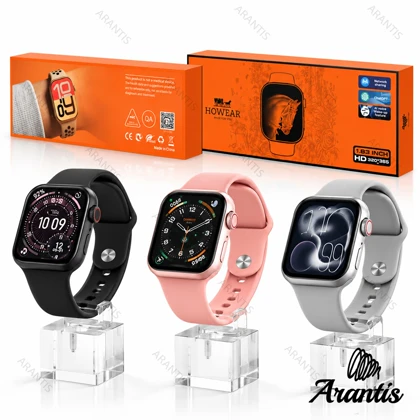 ساعت هوشمند HOWEAR Watch 11 Mini Pro صورتی مدل u-10943