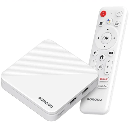 اندروید باکس پورودو Porodo مدل PDH96MAXWH با پخش 4K