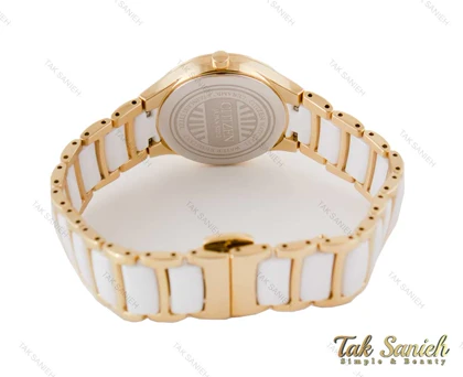 ساعت سیتیزن VIP زنانه سرامیکی سفید طلایی Citizen-4010-L