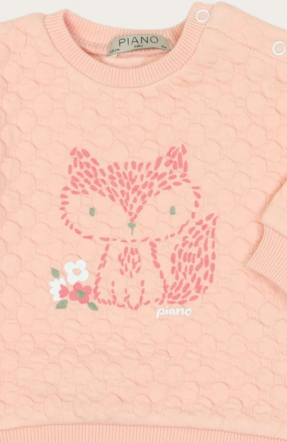 بلوز و شلوار ژاکارد حبابی نوزادی