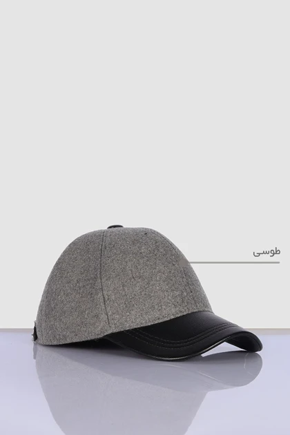 کلاه کپ نمدی و لبه چرم 0001