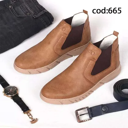 نیم بوت اکو کرم رنگ - کد 665(Tb2)