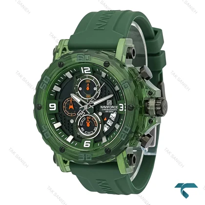 ساعت مردانه نیوی فورس NF7123 سه موتوره سبز NaviForce-7732-G