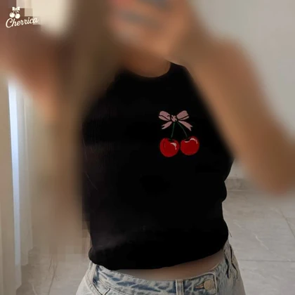 تاپ کبریتی گلدوزی چری cherry کد 120
