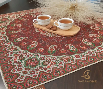 رومیزی 7575 ترمه صفائی کد 16