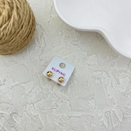 گوشواره زنانه طرح توپی ژوپینگ، انتخابی شیک و بادوام Xuping