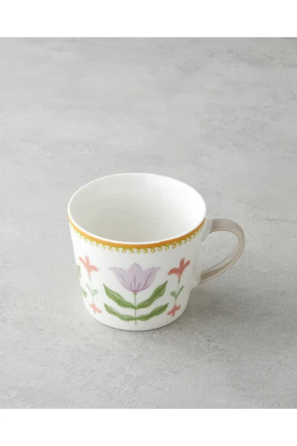 ماگ 450 میلی‌لیتری English Home مدل Floral Garden New Bone China - چندرنگ