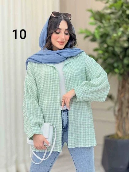 شومیز طرح دار دایانا