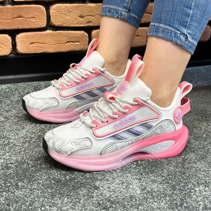 کتانی اسپرت زنانه مدل آدیداس هرموسو ADIDAS HAEMOSO رنگ صورتی کد 85145