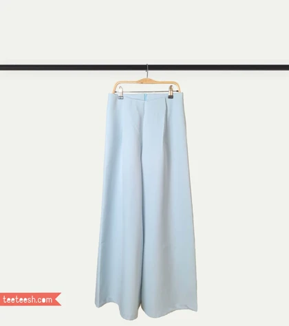 شلوار دمپا گشاد طوسی