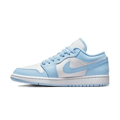 کفش نایک ایر جردن وان لو آیس بلو Nike Air Jordan 1 Low Ice Blue