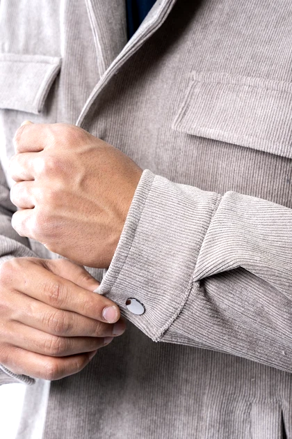 کت مخمل کبریتی مردانه