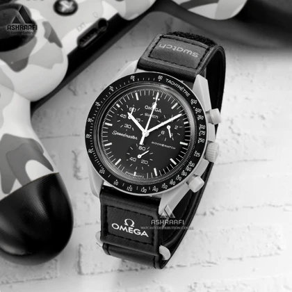ساعت امگا سواچ ماه Omega x Swatch Speedmaster MOO-M