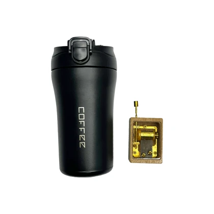 پک هدیه‌ی تراول ماگ و جعبه موزیکال یا ساعت شنی