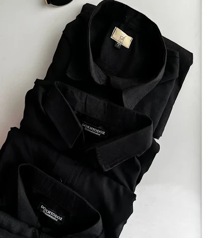 شومیز مشکی زنانه کد 022