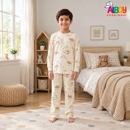 ست راحتی بچگانه Albay طرح ماه و خرس
