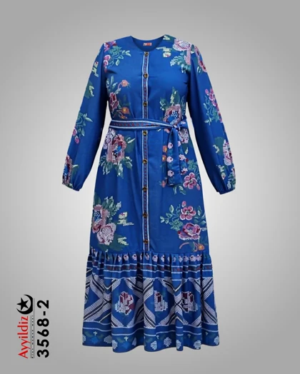پیراهن مجلسی زنانه سایز بزرگ کد 3568