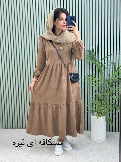 پیراهن مانتویی شقایق