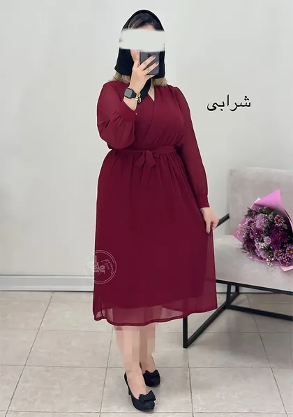 پیراهن حریر سلنا (ایراد دار)
