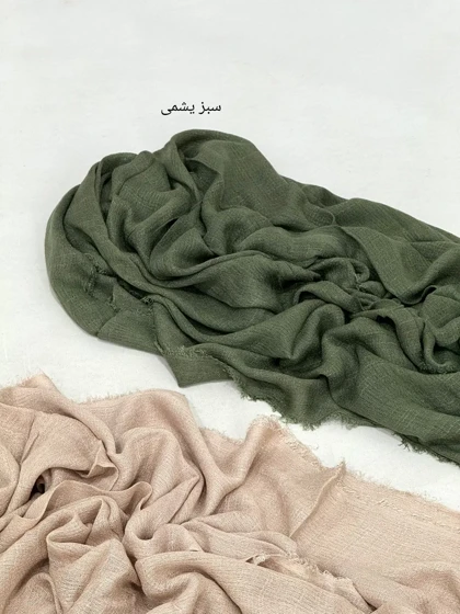 شال لینن پنبه نازگل
