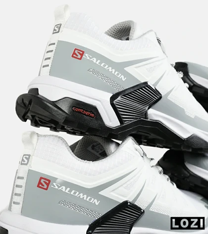 کفش کتانی سفید طوسی بزرگ پا Salomon XT-Slate Advanced مدل 8214