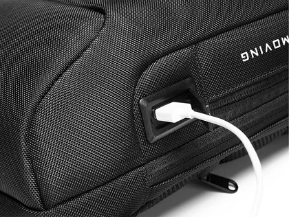 کیف کراس بادی مردانه بنج اصل BANGE BG-22085 رمز دار با پورت USB
