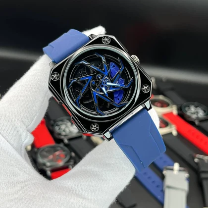 ساعت مچی رینگی اسپینری اصلی موتور کوارتز با گارانتی و جعبه BUBL21