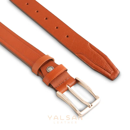 کمربند مردانه چرم یلسان مدل بایسن یک کد 084-GS