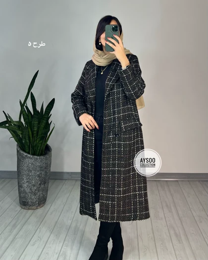 پالتو پشمی آستردار نورا2