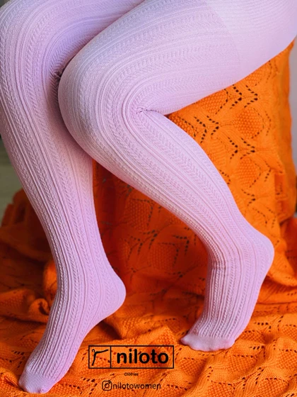 جوراب شلواری بافت گندمی (0902)