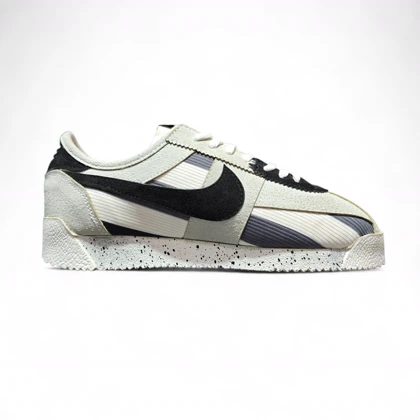 کتانی زنانه مدل نایک کورتز مشکی طوسی