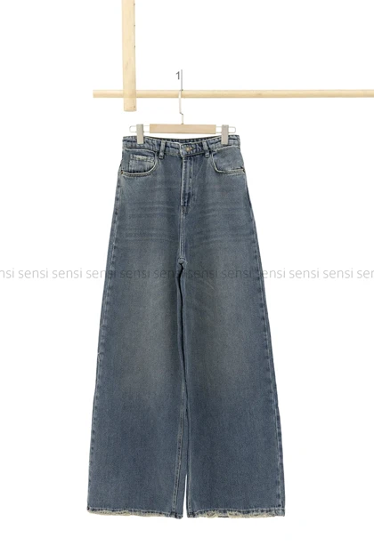 شلوار جین شافل بگ کد1005011