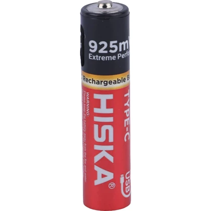 باتری نیم قلمی شارژی هیسکا Hiska مدل H16-AAA2 بسته 2 عددی