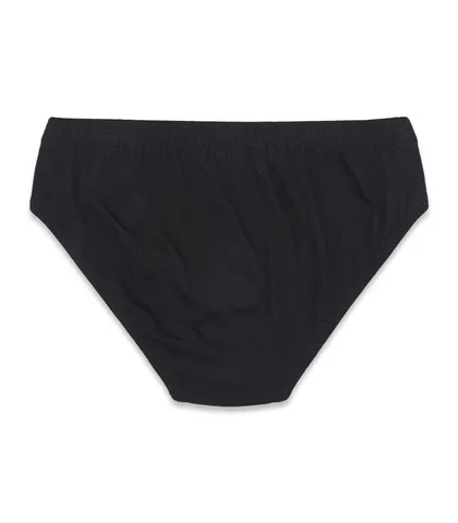 پک شورت اسلیپ نخی یکرو نیکوتن پوش کد 3292 مشکی - بسته 3 عددی
